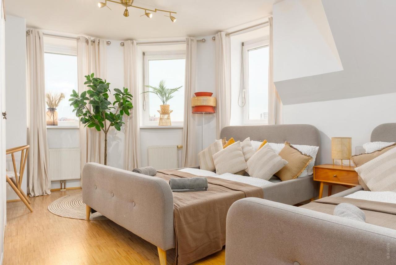 Penthouse, 3 Separate Bedrooms, 2 Min To U6 Nussdorfer Strasse Wenen Buitenkant foto